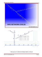 Hướng dẫn sử dụng PipeNetwork civil3d 2010