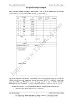 Bài tập Nền Móng Chương 1&2