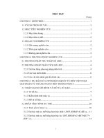 dự báo số lượt khách quốc tế đến Việt Nam (dự báo kinh tế)