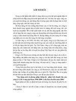 Đề tài vận dụng một số phương pháp thống kê phân tích doanh thu của công ty LGE trong giai đoạn 1996 2004 và dự báo cho đến năm 2006 