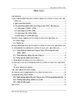 Báo Cáo Thực Tập Tổng Hợp Công Ty May 19-5 - Bộ Công An