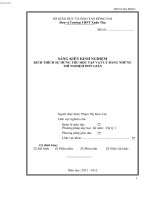 skkn vật lý thpt KÍCH THÍCH sự HỨNG THÚ học tập vật lý BẰNG NHỮNG THÍ NGHIỆM đơn GIẢN