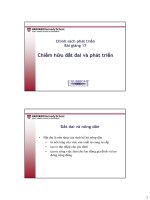 bài giảng chính sách phát triển   bài 17  chiếm hữu đất đai và phát triển
