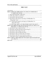 Báo Cáo Thực Tập Công Ty Cổ Phần Đầu Tư Và Thương Mại Vistar