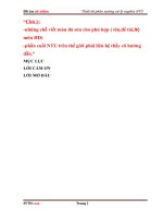 Đồ án thiết kế phân xưởng NTU