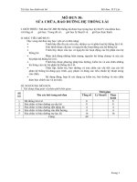 Sửa chữa bảo dưỡng hệ thống lái