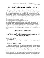 ĐỒ án môn học TRUYỀN ĐỘNG điện