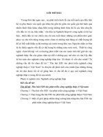 Thu hút FDI vào phát triển công nghiệp thép ở Việt nam