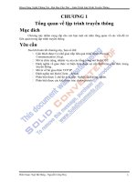 kiến thức về lập trình truyền thống