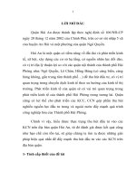 Đẩy mạnh thu hút đầu tư vào các khu công nghiệp trên địa bàn quận hải an – TP hải phòng 