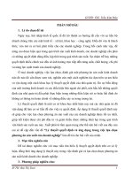 Lý thuyết quyết định và ứng dụng trong việc lựa chọn phương án sản xuất của doanh nghiệp 