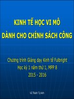 Bài giảng kinh tế học vi mô dành cho chính sách công (2015 2016)   vũ thành tự anh