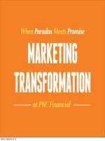 Marketing transformation a case study