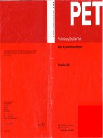 PET TEST december 2005 with key