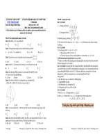 Đề thi thử vào lớp 10  môn toán