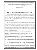 skkn tiếng anh 10-Games in teaching Grammar – Grade 10