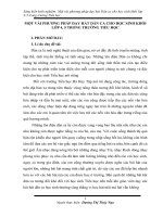 Sáng kiến kinh nghiệm một vài phương pháp dạy hát dân ca cho học sinh khối lớp 4;5 trong trường tiểu học 