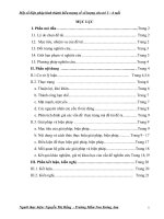 Một số biện pháp hình thành biểu tượng về số lượng cho trẻ 5 – 6 tuổi 