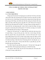 Giải pháp nâng cao hiệu quả phong trào kế hoạch nhỏ trường tiểu học 