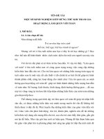 SKKN một số KINH NGHIỆM GIÚP HỨNG THÚ KHI THAM GIA HOẠT ĐỘNG làm QUEN với TOÁN 