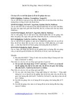 Bộ đề thi cơ sở dữ liệu tổng hợp