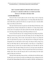 skkn MỘT VÀI KINH NGHIỆM VỀ PHƯƠNG PHÁP GIẢNG DẠY KỸ THUẬT VÀ NỘI DUNG MÔN ĐÁ CẦU NHẰM TẠO TÍNH TÍCH CỰC CHỦ ĐỘNG CHO HỌC SINH