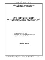 Một số biện pháp chỉ đạo nâng cao chất lượng giáo dục trong trường mầm non