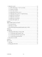 NGHIÊN cứu, cải THIỆN CHẤT LƯỢNG THÔNG TIN và mô PHỎNG hệ THỐNG dẫn ĐƯỜNG đa HƯỚNG SÓNG cực NGẮN