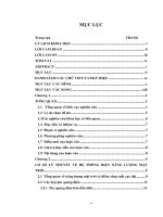 ĐIỀU KHIỂN tối ưu hệ THỐNG PIN QUANG điện