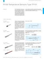 Pt100-Temperature-Sensors Type TF101