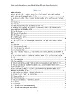 Giáo trình bảo dưỡng và sửa chữa hệ thống điều hòa không khí trên ô tô  phần 1