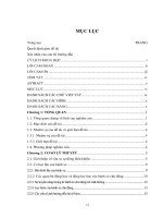 NGHIÊN cứu, mô PHỎNG cầu XE tự ĐỘNG điều KHIỂN