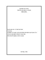 NGHIÊN CỨU KHẢ NĂNG HẤP PHỤ ION KIM LOẠI NẶNG CỦA CELLULOSE BIẾN TÍNH TỪ DĂM TRE