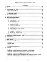 Methor statement for production of super - T Girder