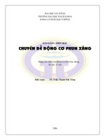 Bài giảng môn học chuyên đề động cơ phun xăng