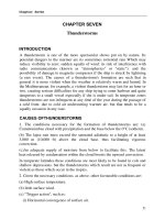 BÀI GIẢNG KHÍ TƯỢNG LÝ THUYẾT CHƯƠNG 7