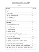 Skkn một số kinh nghiệm chỉ đạo, tổ chức công tác dạy và học 