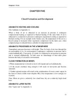 BÀI GIẢNG KHÍ TƯỢNG LÝ THUYẾT CHƯƠNG 5