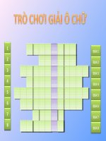 Trò chơi giải ô chữ trong giờ sinh hoạt3