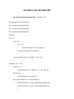 Cấu trúc có điều kiện C# Bài Tập vầ giải Giải