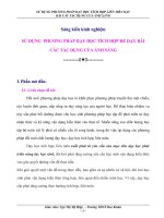 Sử dụng phương pháp dạy học tích hợp, liên môn ở bài các tác dụng của ánh sáng