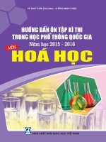 Hướng dẫn ôn tập kì thi thpt quốc gia 2016 môn hóa học