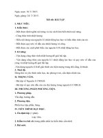 tiết 60: Bài tập các nguyên lí của nhiệt động lực học