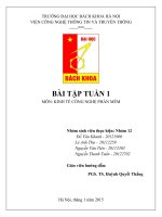 BAO CAO KTCNPM  ĐH bách khoa hà nội