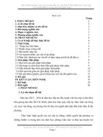 Một số kinh nghiệm trong việc chỉ đạo điều tra, cập nhật số liệu nhằm duy trì tốt công tác PCGD đđt ở trường TH trần quốc toản 