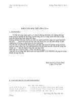 BÁO CÁO BÀI TẬP LỚN CC++