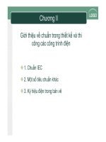 Bài giảng chuẩn trong thiết kế và thi công các công trình điện  chương 2   giới thiệu về chuẩn trong thiết kế và thi công các công trình điện