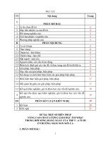 Một số biện pháp năng cao chất lượng giáo dục âm nhạc trong đời sống hằng ngày đối với trẻ 5 – 6 tuổi ở trường mầm non sơn ca