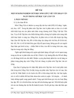 SKKN một số kinh nghiệm giúp học sinh lớp 2 viết tốt đoạn văn ngắn trong giờ học tập làm văn 