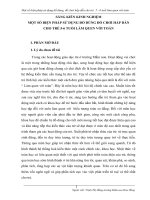 SKKN một số biện pháp sử dụng đồ dùng, đồ chơi hấp dẫn cho trẻ  5   6 tuổi làm quen với toán 